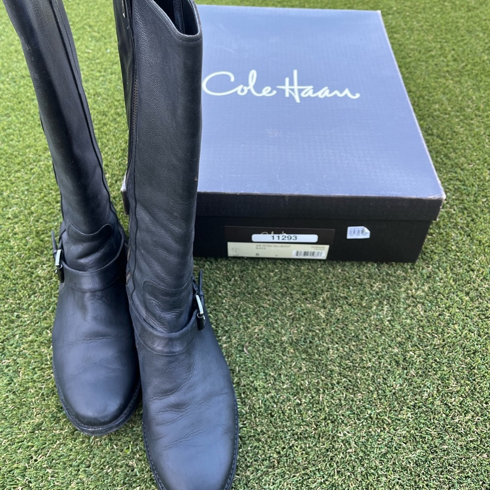 Cole Haan “Nike Air” leather boots size 8